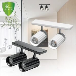 High Lumen Dual Heads Track Light – Superior Brightness for Tasks