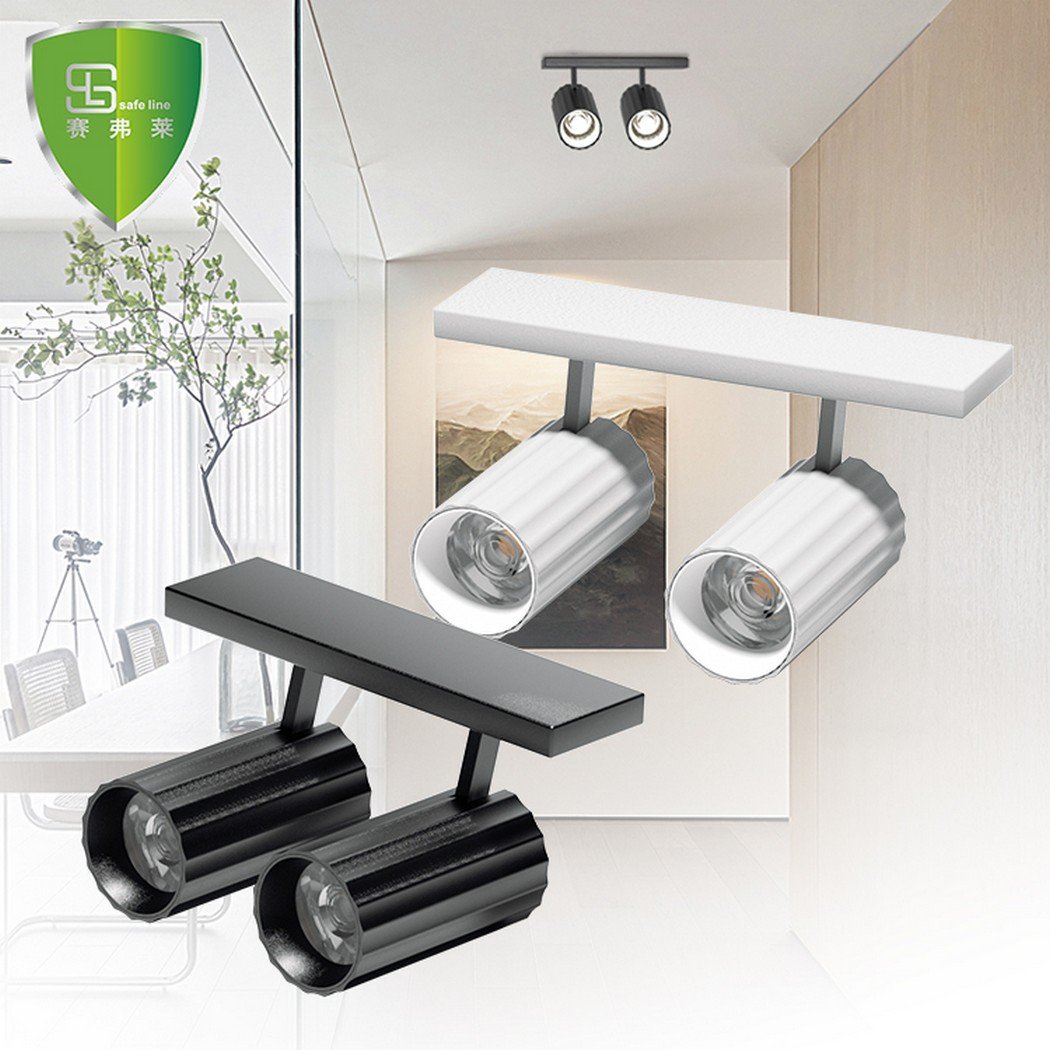 High Lumen Dual Heads Track Light – Superior Brightness for Tasks